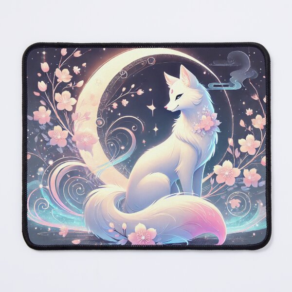 Item preview, Lunar Serenity: Kitsune Beneath the Blossom Moon designed and sold by Vault of Wonders.