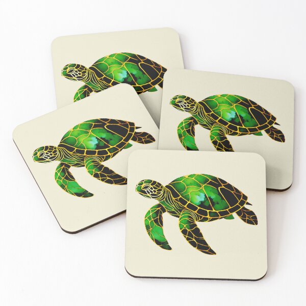 Item preview, Green Turtle Japanese Style Art designed and sold by Thunderbelts.