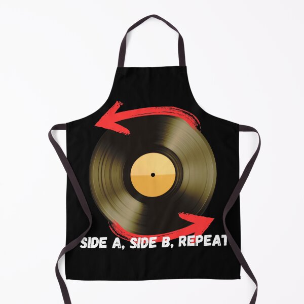 Item preview, Side A, Side B, Repeat – Vinyl Lover's Infinite Loop Design designed and sold by JCRockDesign.