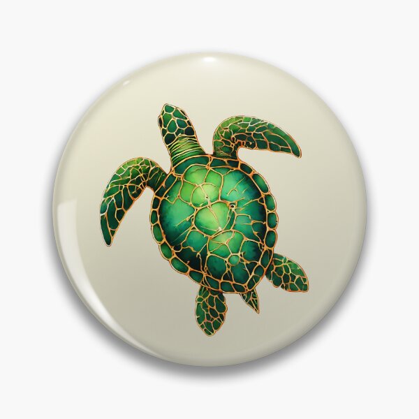 Item preview, Green Turtle Japanese Style Art designed and sold by Thunderbelts.