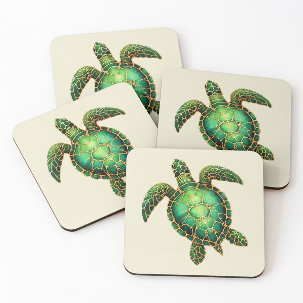 Item preview, Green Turtle Japanese Style Art designed and sold by Thunderbelts.