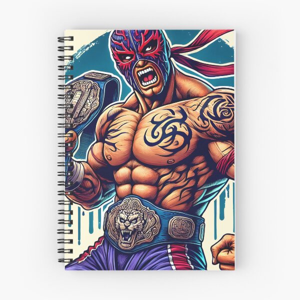 Artikelvorschau, Lucha Libre Graphic Art Nr. 2 – Maskiertes Wrestler-Design für Fans entworfen und verkauft von Punkfan91.