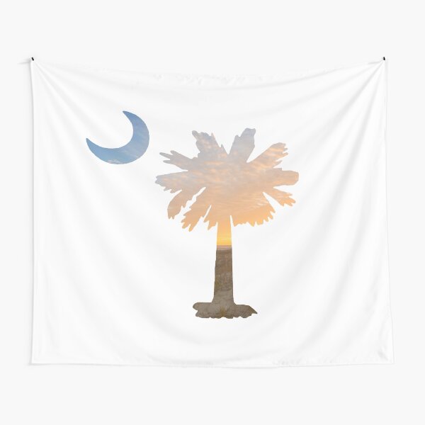 South Carolina Palmetto Moon Tapestry