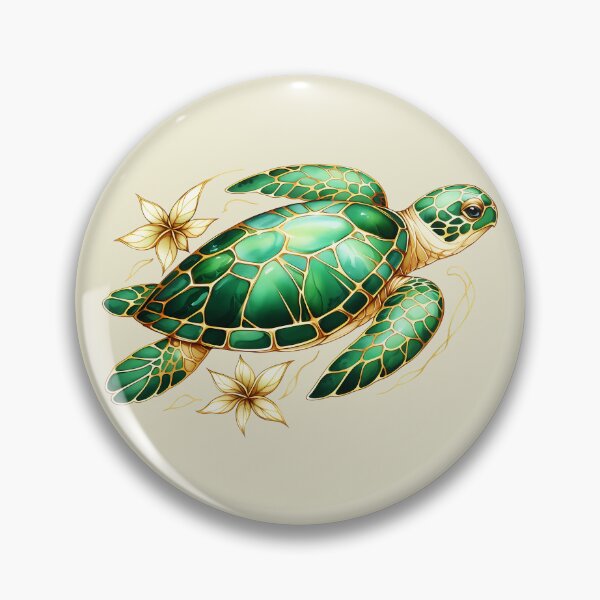 Item preview, Green Turtle Japanese Style Art designed and sold by Thunderbelts.