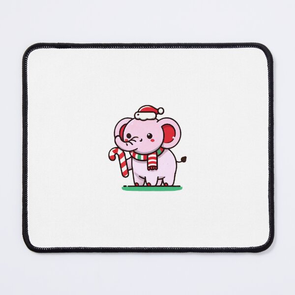 Item preview, Christmas Elephant with Santa Hat designed and sold by callmegizy.