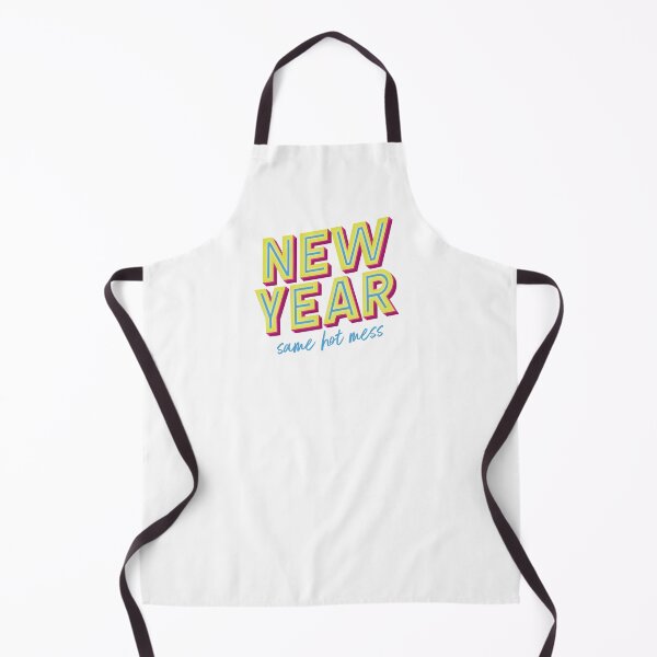 Item preview, NEW YEAR Same Hot Mess (Slant Yellow and Pink) designed and sold by Springdog6.