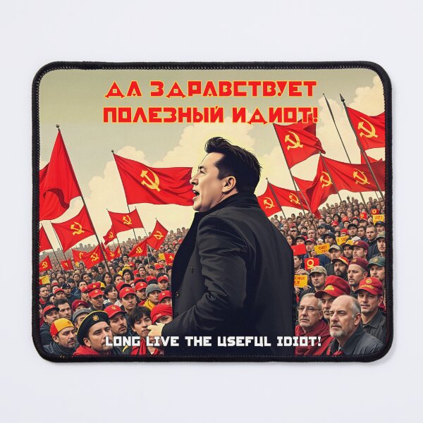 Item preview, Long Live Comrade Musk! designed and sold by Stoopiditees by The Golden Age of Stoopid.