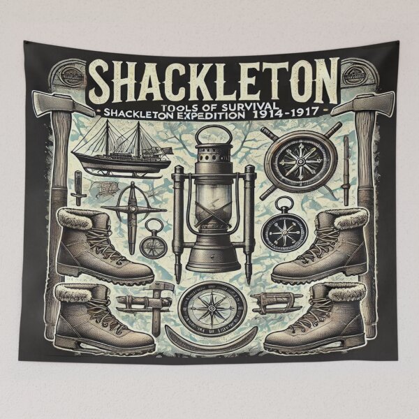 Item preview, Survival Gear- Shackleton Expedition designed and sold by Globalcitytees.