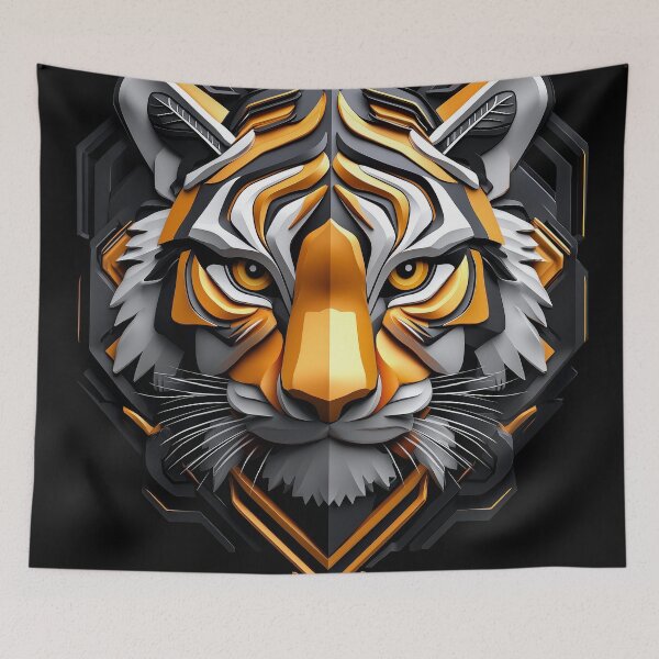 Item preview, Geometric Tiger designed and sold by silp159.