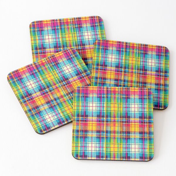Item preview, Plaid Tartan Rainbow Pattern designed and sold by Myra365Art.