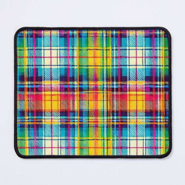 Item preview, Plaid Tartan Rainbow Pattern designed and sold by Myra365Art.