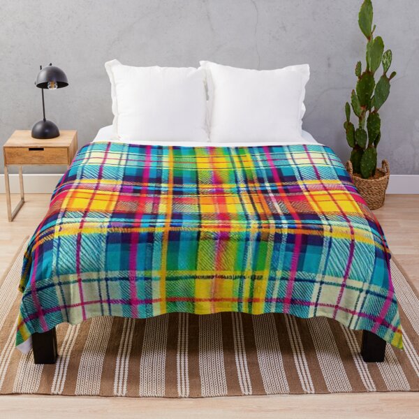 Item preview, Plaid Tartan Rainbow Pattern designed and sold by Myra365Art.
