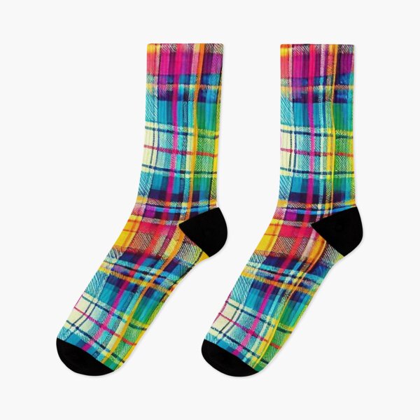 Item preview, Plaid Tartan Rainbow Pattern designed and sold by Myra365Art.