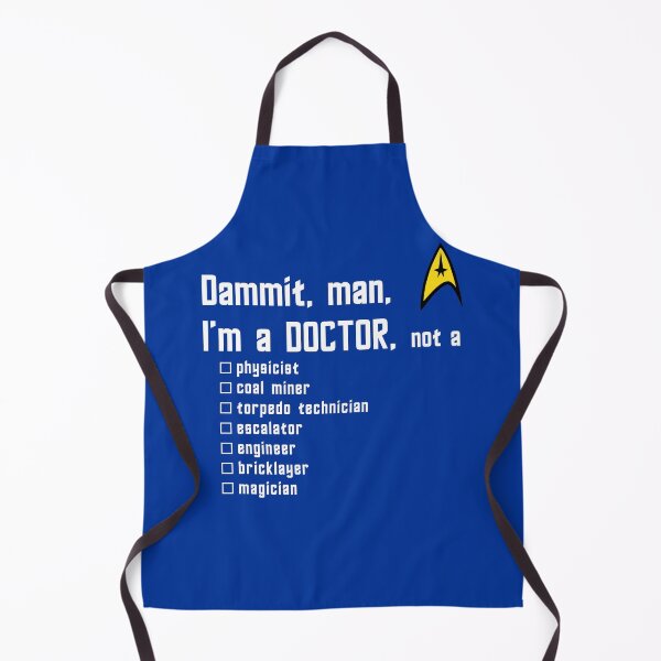 Item preview, Dammit Man / Dammit Jim I'm a Doctor designed and sold by Black Cat Tees.