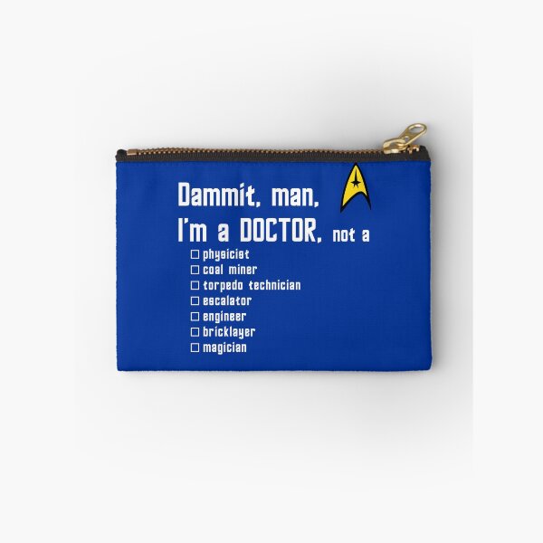 Item preview, Dammit Man / Dammit Jim I'm a Doctor designed and sold by Black Cat Tees.