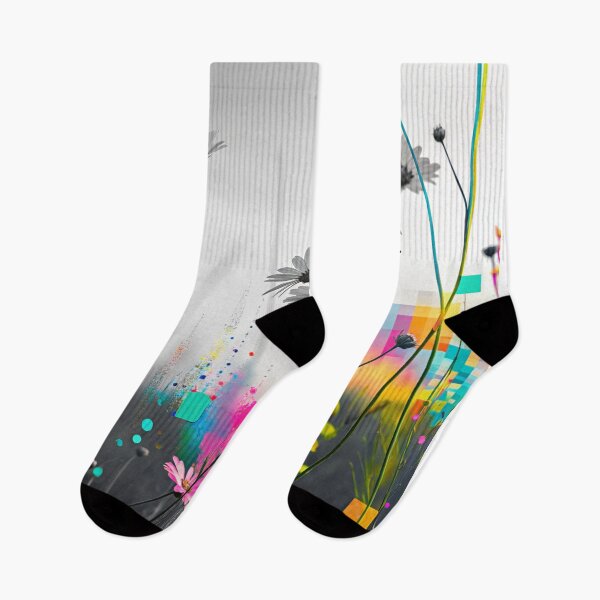 Item preview, Digital Bloom: A Fusion of Nature and Neon designed and sold by fc2c.