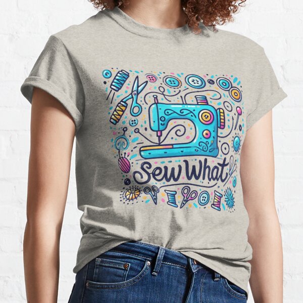 Item preview, Sew What - Fun Sewing Machine Design for Crafters designed and sold by InfiniteQuirk.