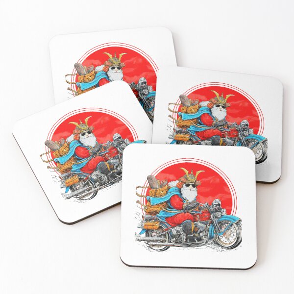 Item preview, Samurai Santa Motorcycle Christmas , Unique Holiday Gift for Biker Fans, Cool Christmas Biker , Festive  for RidersCopy of TEMPLATE designed and sold by Indyadizine.