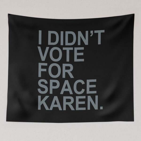 Item preview, I didn't vote for Space Karen (subtle gray) designed and sold by Thelittlelord.