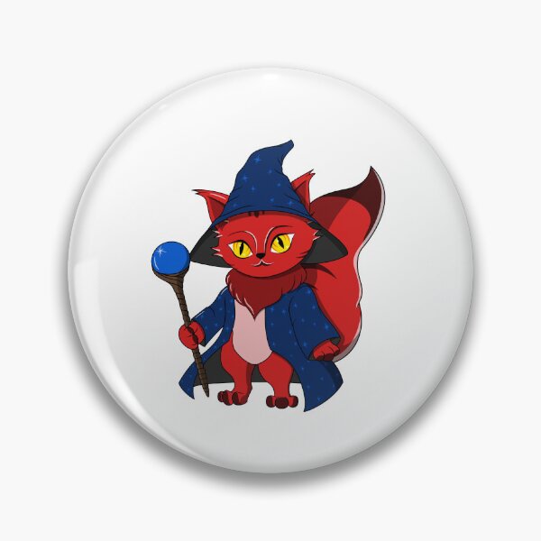 Item preview, Cute Red Cartoon Wizard Cat designed and sold by DrisT-Graphics.
