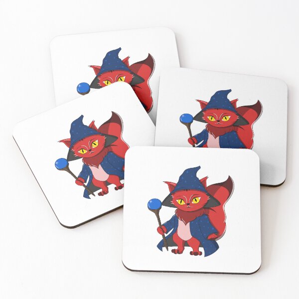 Item preview, Cute Red Cartoon Wizard Cat designed and sold by DrisT-Graphics.