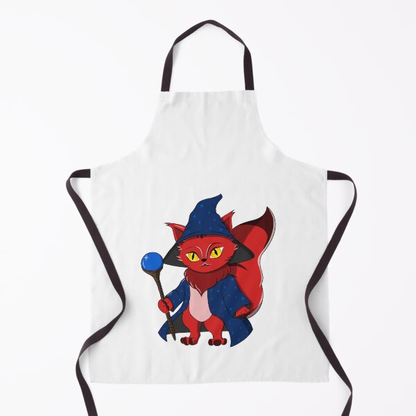 Item preview, Cute Red Cartoon Wizard Cat designed and sold by DrisT-Graphics.