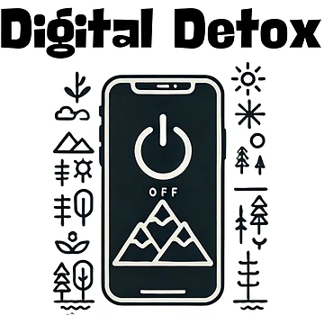 Artwork thumbnail, Digital Detox by Nacho Average Designs