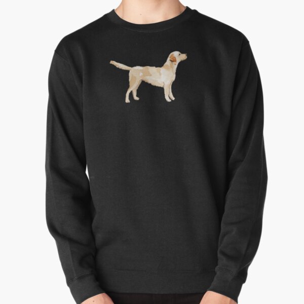 Yellow Lab Silhouette Watercolor Pullover Sweatshirt