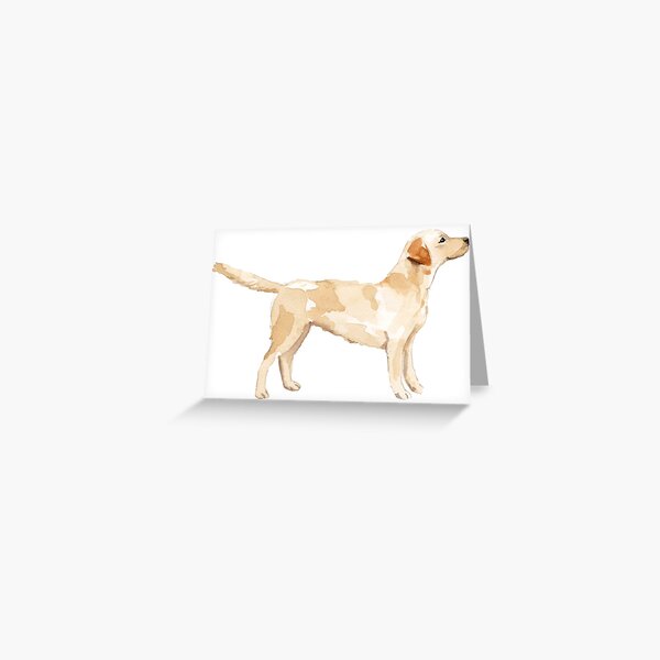 Item preview, Yellow Lab Silhouette Watercolor designed and sold by emrdesigns.