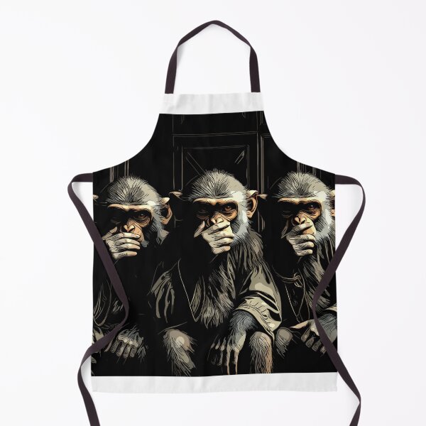 Item preview, The Three Wise German Monkeys designed and sold by Mark Fischer.