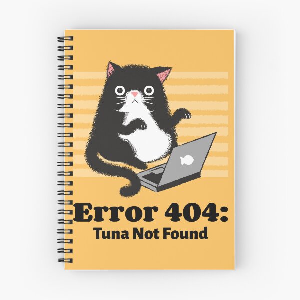 Item preview, Error 404: Tuna Not Found Robotic Kitty T-Shirt designed and sold by AyshaTj.