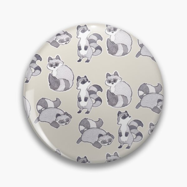 Item preview, watercolour Raccoons designed and sold by lilRaku.