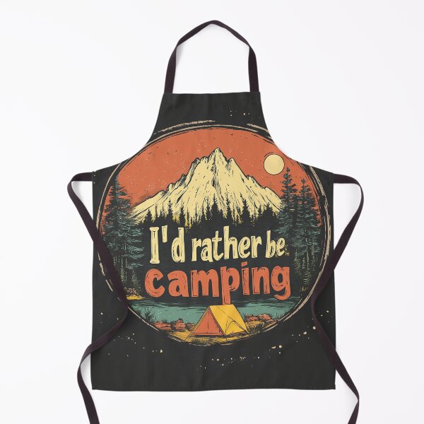 Item preview, I'd Rather Be Tent Camping in the Mountains designed and sold by OriginalBeerCat.