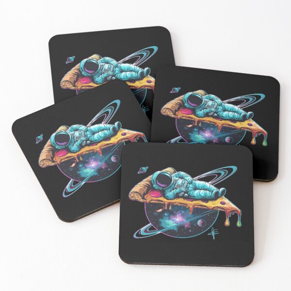 Item preview, Space Dream on a Giant Pizza designed and sold by TATAKRUB.