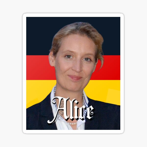 Artikel-Vorschau von Alice Weidel, designt und verkauft von Flirt-Teez.
