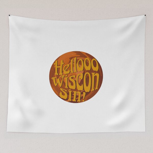 Item preview, Hellooo Wisconsin Orange 70s Show designed and sold by Evie Krislov.