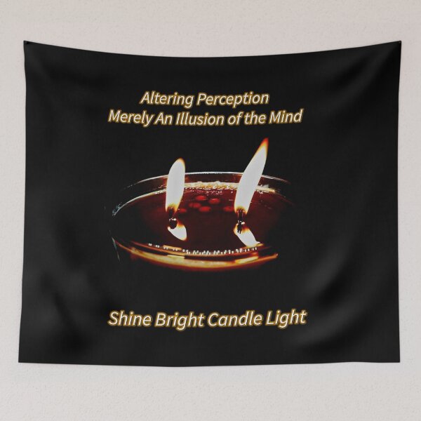 Item preview, Shine Bright Candle Light . Altering Perception . Typographical . #1 designed and sold by Artistic63.