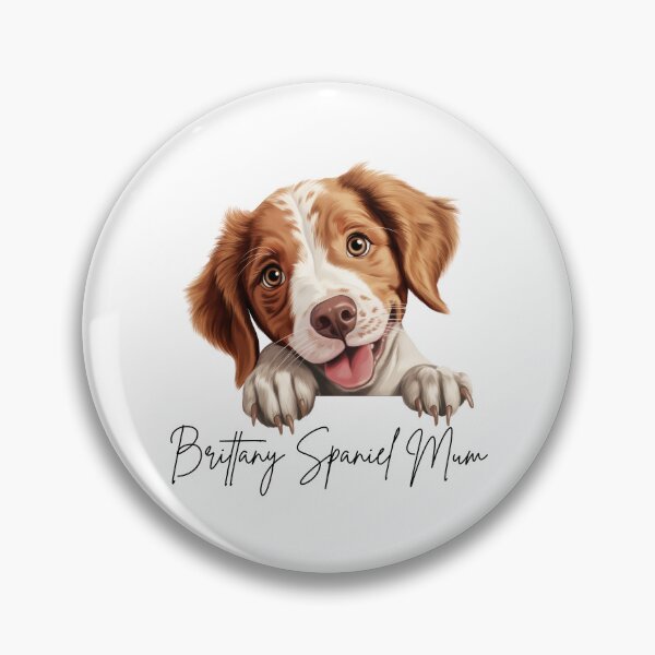 Item preview, Cute Peeking Brittany Spaniel Mum designed and sold by NicheFifty-Two.