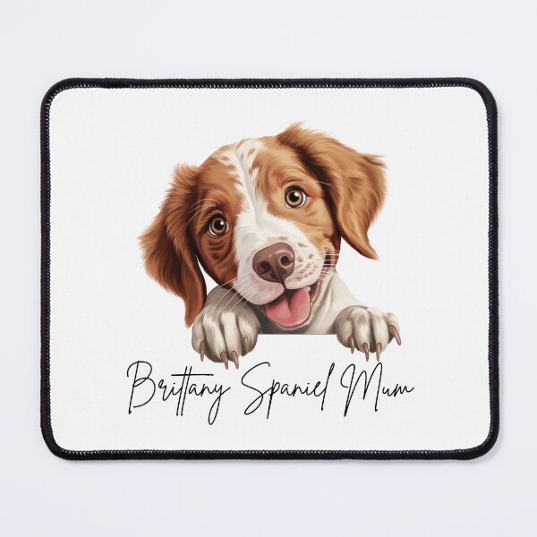 Item preview, Cute Peeking Brittany Spaniel Mum designed and sold by NicheFifty-Two.