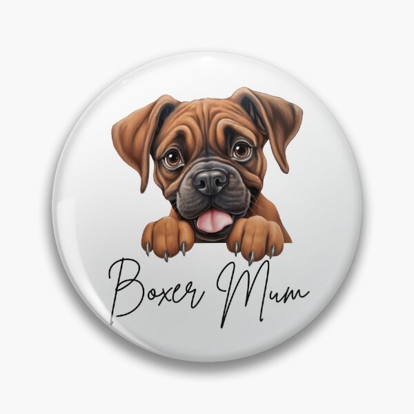 Item preview, Cute Peeking Boxer Dog Mum designed and sold by NicheFifty-Two.