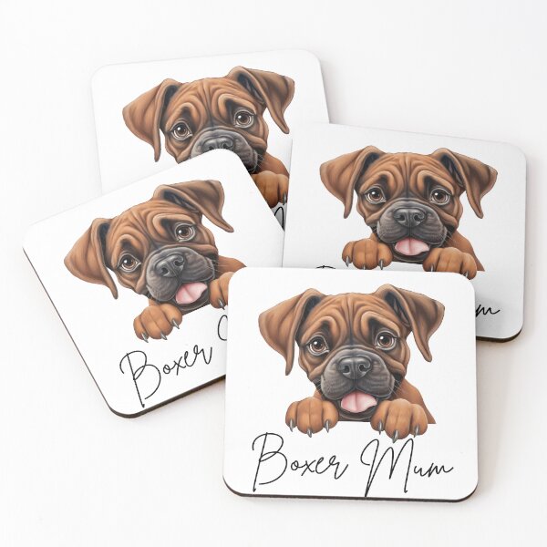 Item preview, Cute Peeking Boxer Dog Mum designed and sold by NicheFifty-Two.