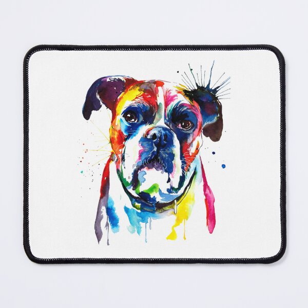 Item preview, Boxer Dog Colorful Art designed and sold by doodIllustrate.