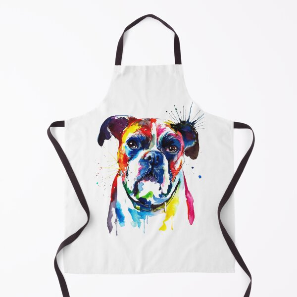 Item preview, Boxer Dog Colorful Art designed and sold by doodIllustrate.