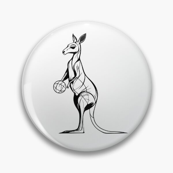 Item preview, Beach Volleyball Kangaroo designed and sold by JollyCritters.