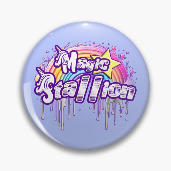 Item preview, MAGIC STALLION - RAINBOW SPACE DUST (PERIWINKLE) designed and sold by Dolls X Beauty.