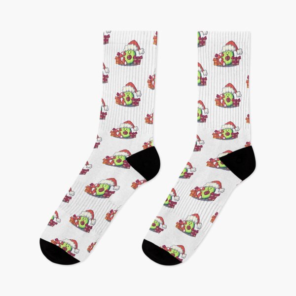 Item preview, kawaii christmas avocado pixel art merry christmas designed and sold by ZerpaGiovanna.