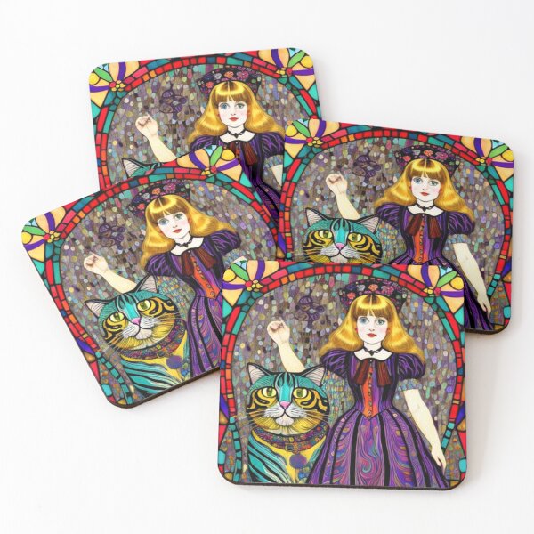 Item preview, Alice In Wonderland & Cat  designed and sold by TheDarkWardrobe.