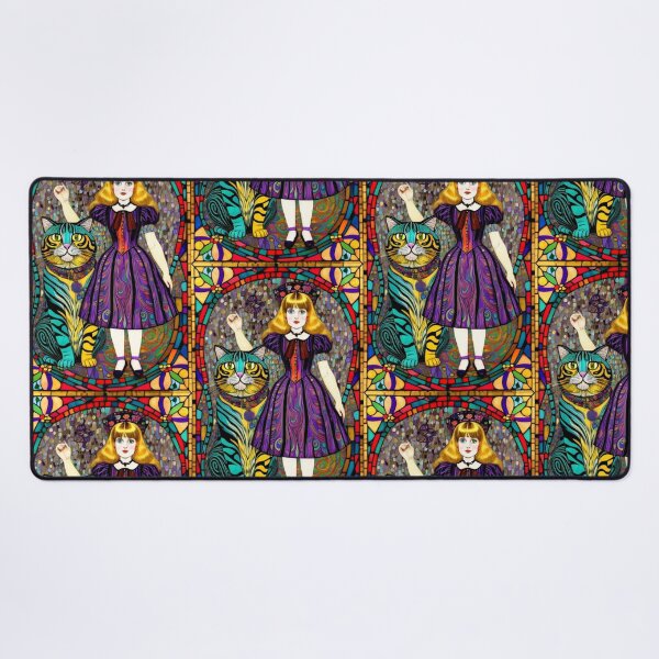 Item preview, Alice In Wonderland & Cat designed and sold by TheDarkWardrobe.