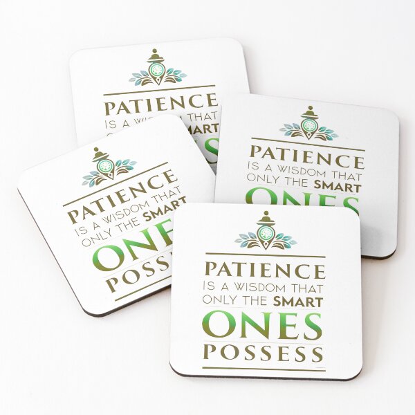 Item preview, PATIENCE IS A WISDOM THAT ONLY THE SMART ONES POSSESS  designed and sold by Marketing Products Trust.