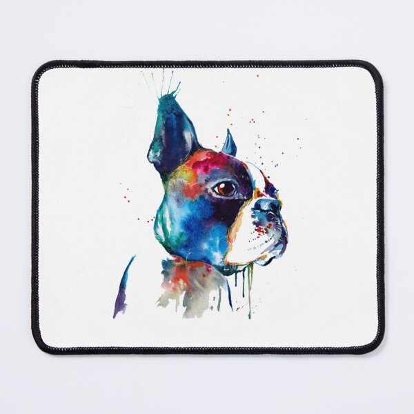 Item preview, Boston Terrier Dog Colorful Art designed and sold by doodIllustrate.